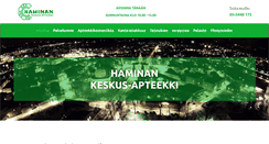 Desktop Screenshot of haminankeskusapteekki.fi